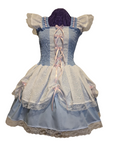 Becoming Cotton Dress with Lace trim, Sissy, Lolita, Costume, Rave, Cosplay