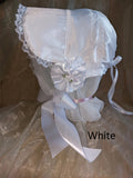 Bonnet Hat Satin Fancy Adult, Sissy, Lolita, Costume, Rave, Cosplay