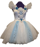 Winter Tutu Dress, Snowflakes, Fairy, Fantasy, Adult, Sissy, Lolita, Costume, Rave, Cosplay