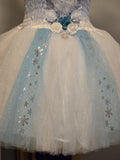 Winter Tutu Dress, Snowflakes, Fairy, Fantasy, Adult, Sissy, Lolita, Costume, Rave, Cosplay