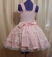 Sundress - Fresh gingham dress, Sissy, Lolita, Costume, Rave, Cosplay