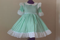 Frilly Dress, 2 colors, cotton, Sissy, Lolita, Costume, Rave, Cosplay