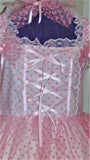 Polka Dot Tulle Dress, Sissy, Lolita, cotton, tulle, lacing