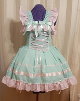 Sundress - Playful Cotton & Gingham Sissy Dress, Lolita, Costume, Rave, Cosplay