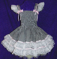 Sundress - Gingham Dress, Sissy, Lolita, Costume, Rave, Cosplay