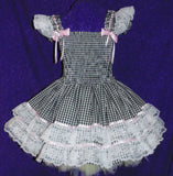 Sundress - Gingham Dress, Sissy, Lolita, Costume, Rave, Cosplay