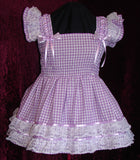 Sundress - Gingham Dress, Sissy, Lolita, Costume, Rave, Cosplay