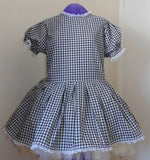 Simple Gingham Dress, Sissy, Lolita, Costume, Rave, Lolita