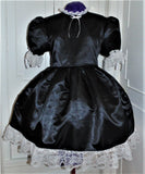 Simple Satin Dress, Sissy, Lolita, Costume, Rave, Cosplay