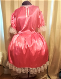 Simple Satin Dress, Sissy, Lolita, Costume, Rave, Cosplay